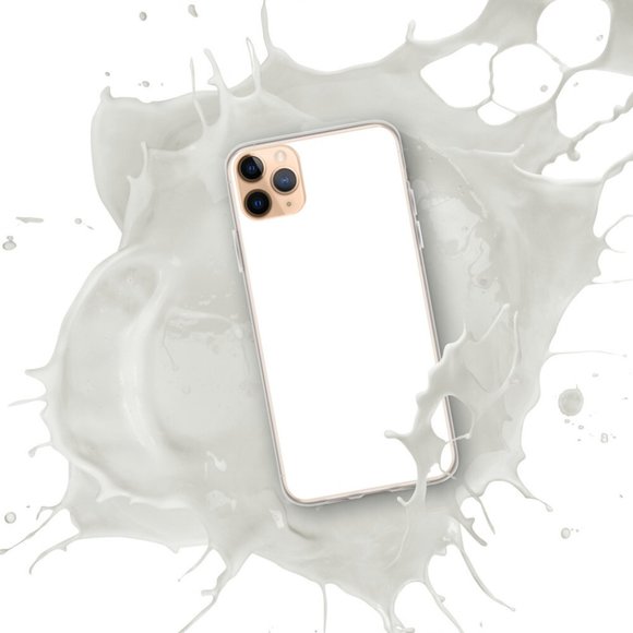 Plain White Ultra Polycarbonate-Guard iPhone Case (Customizable) - Picture 1 of 14
